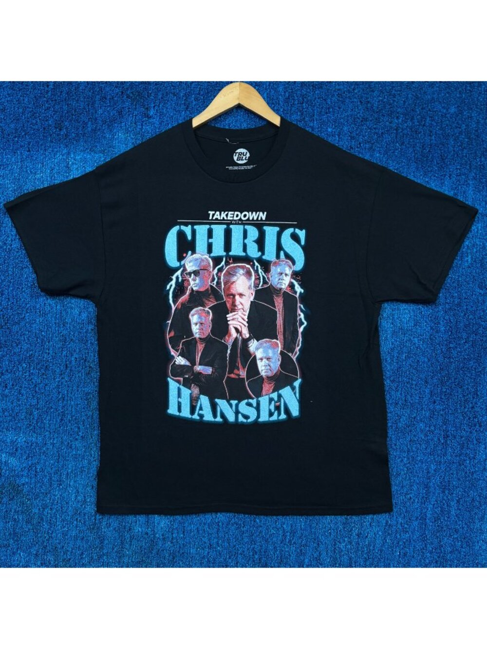 Takedown with Chris Hansen TV Host Throwback Collage Tee XL
